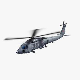 3D模型-MH-60R Seahawk Danish 3D model